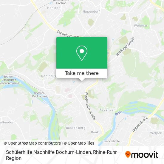 Карта Schülerhilfe Nachhilfe Bochum-Linden