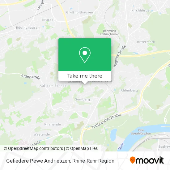 Gefiedere Pewe Andrieszen map