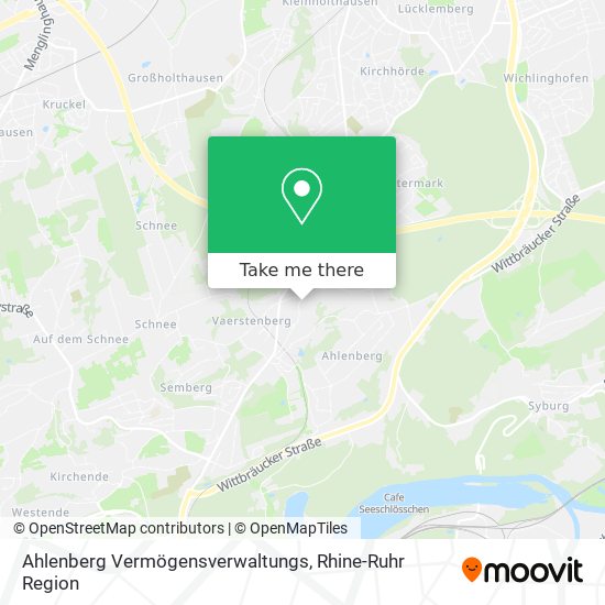 Ahlenberg Vermögensverwaltungs map