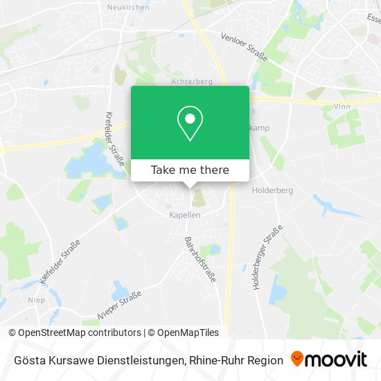 Gösta Kursawe Dienstleistungen map