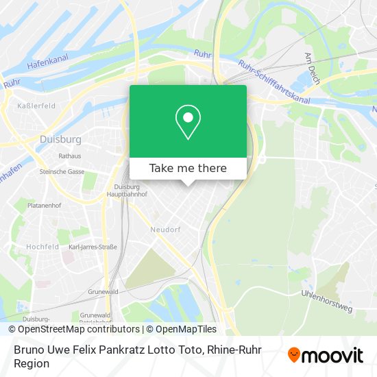 Bruno Uwe Felix Pankratz Lotto Toto map
