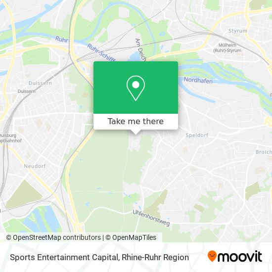 Sports Entertainment Capital map