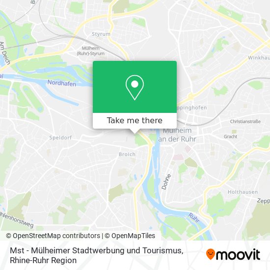 Mst - Mülheimer Stadtwerbung und Tourismus map