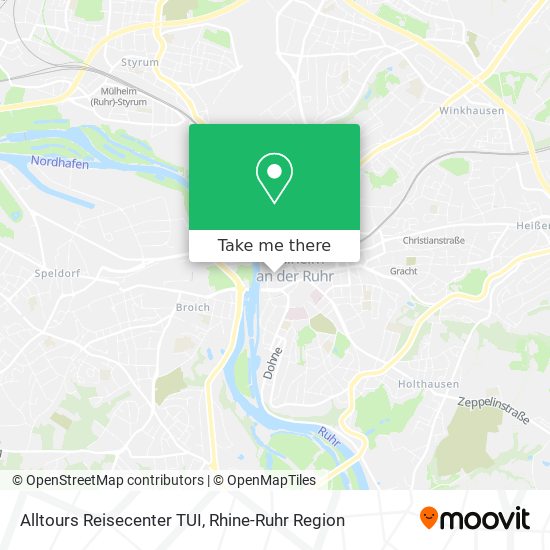 Alltours Reisecenter TUI map