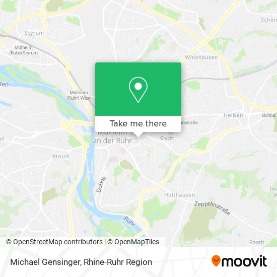 Michael Gensinger map