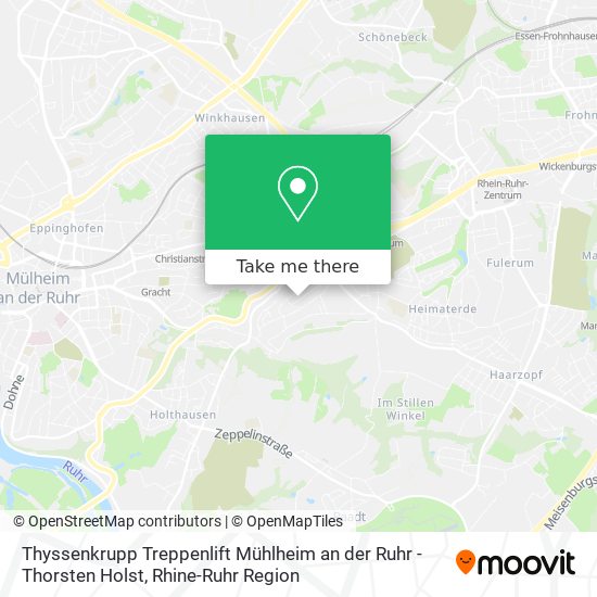 Thyssenkrupp Treppenlift Mühlheim an der Ruhr - Thorsten Holst map