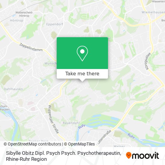 Sibylle Obitz Dipl. Psych Psych. Psychotherapeutin map