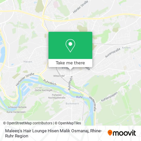 Карта Maleeq's Hair Lounge Hisen Malik Osmanaj