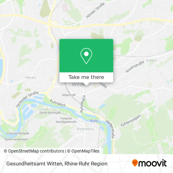 Карта Gesundheitsamt Witten