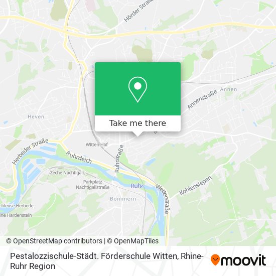 Pestalozzischule-Städt. Förderschule Witten map