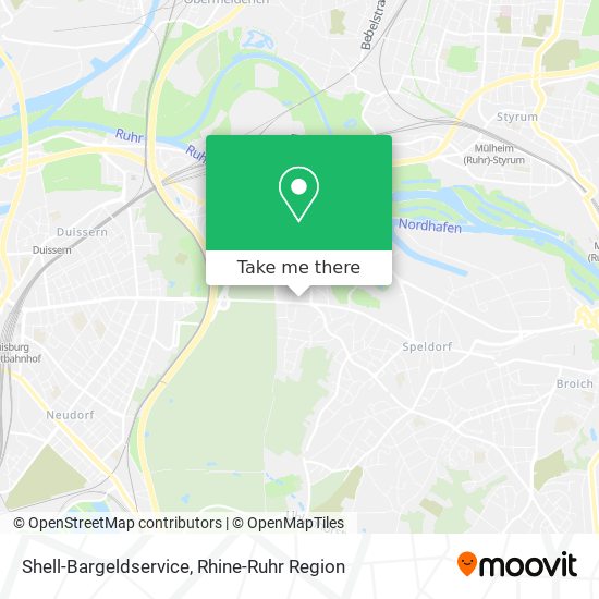 Shell-Bargeldservice map