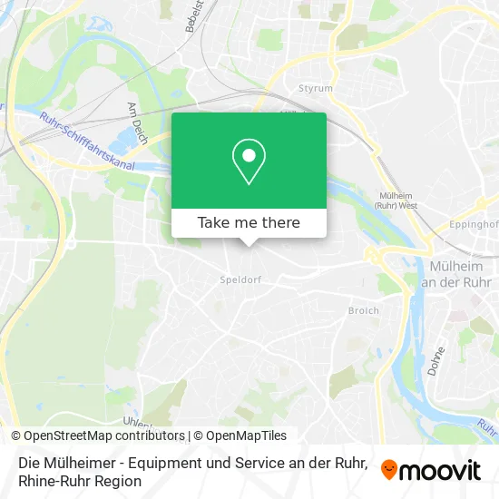 Карта Die Mülheimer - Equipment und Service an der Ruhr