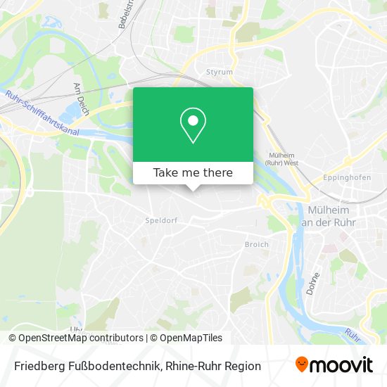 Friedberg Fußbodentechnik map