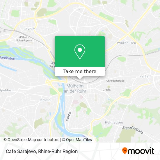 Cafe Sarajevo map