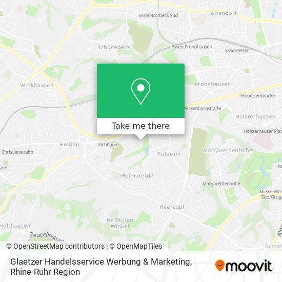 Карта Glaetzer Handelsservice Werbung & Marketing