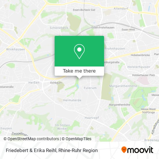 Friedebert & Erika Reihl map