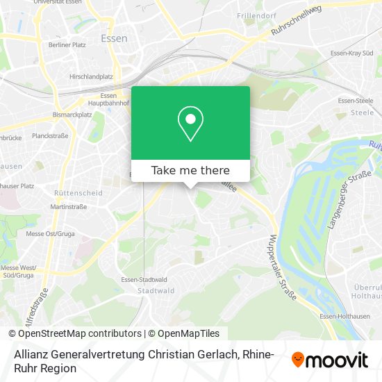 Allianz Generalvertretung Christian Gerlach map