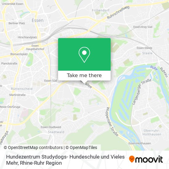 Hundezentrum Studydogs- Hundeschule und Vieles Mehr map