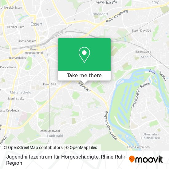 Карта Jugendhilfezentrum für Hörgeschädigte