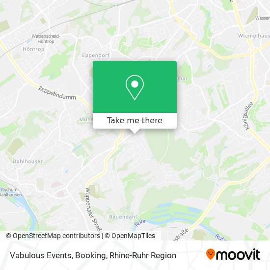 Vabulous Events, Booking map