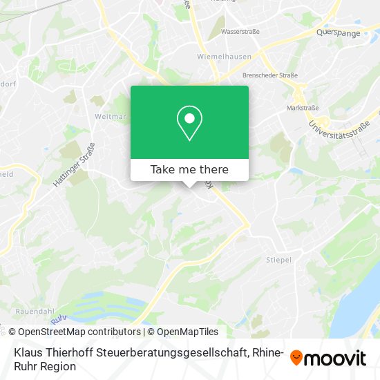 Klaus Thierhoff Steuerberatungsgesellschaft map