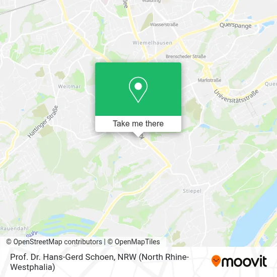 Prof. Dr. Hans-Gerd Schoen map