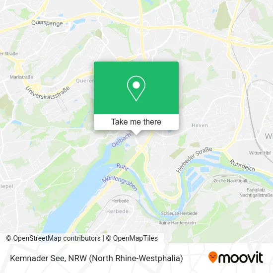 Карта Kemnader See