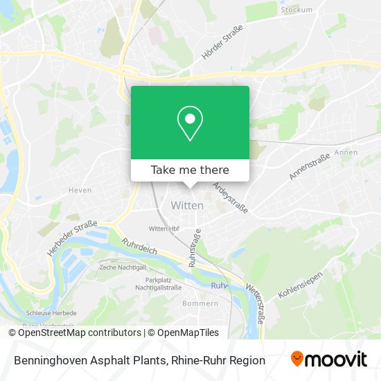 Benninghoven Asphalt Plants map