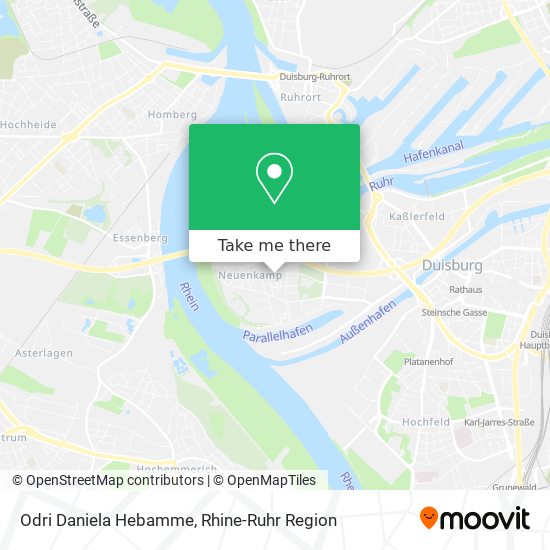 Odri Daniela Hebamme map