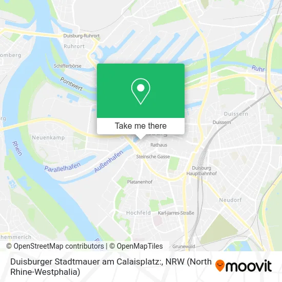 Карта Duisburger Stadtmauer am Calaisplatz: