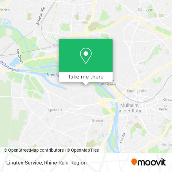 Linatex-Service map