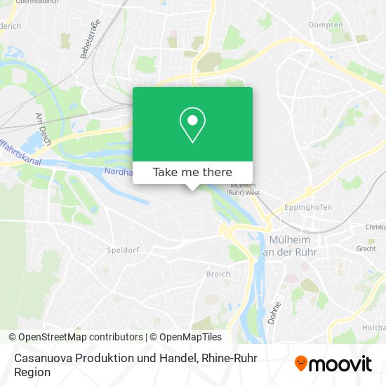 Casanuova Produktion und Handel map