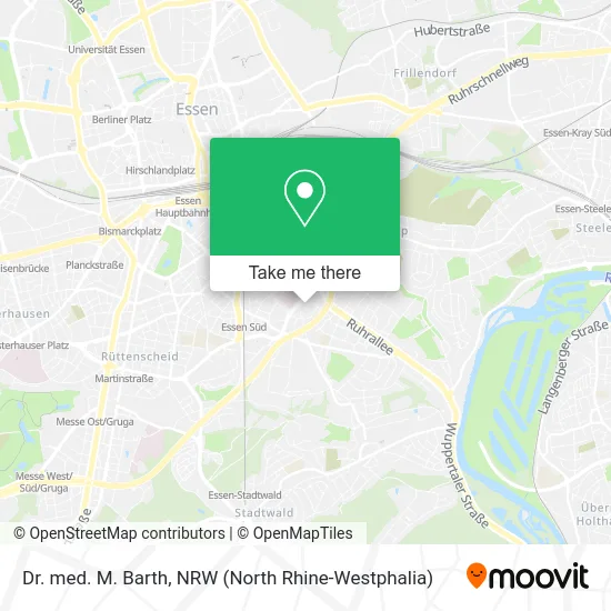 Dr. med. M. Barth map