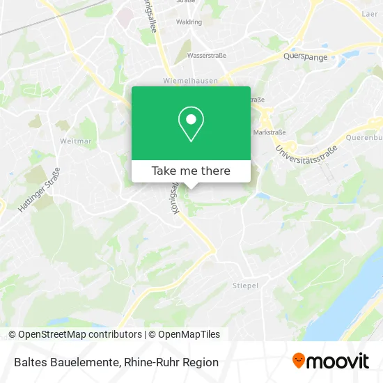 Карта Baltes Bauelemente