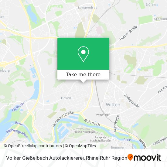 Volker Gießelbach Autolackiererei map