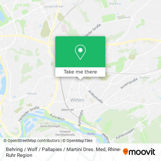Behring / Wolf / Pallapies / Martini Dres. Med map