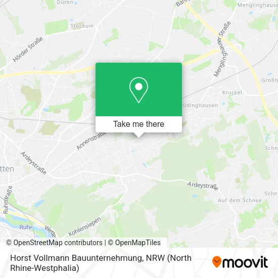 Horst Vollmann Bauunternehmung map