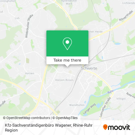 Карта Kfz-Sachverständigenbüro Wagener
