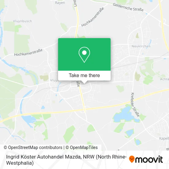 Карта Ingrid Köster Autohandel Mazda