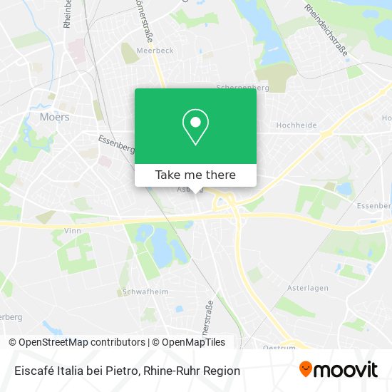 Карта Eiscafé Italia bei Pietro