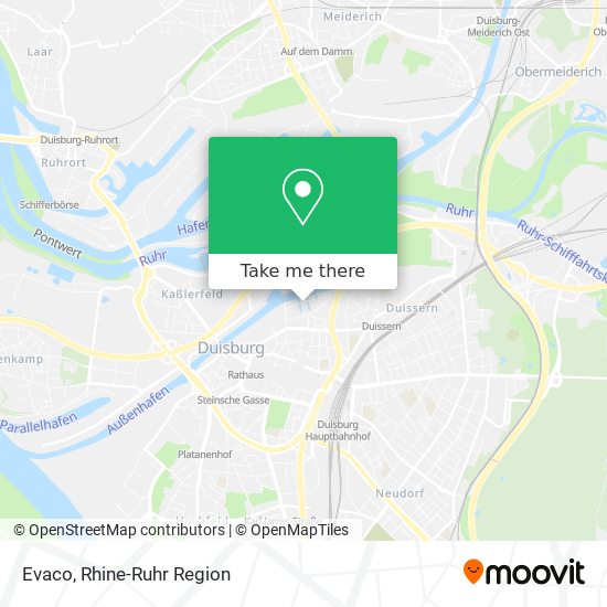 Evaco map
