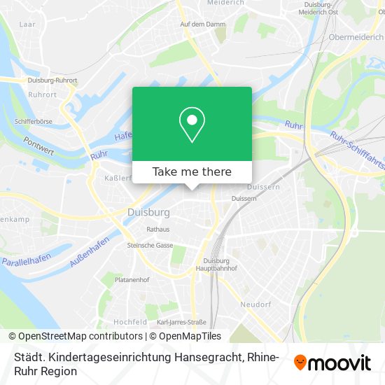 Städt. Kindertageseinrichtung Hansegracht map