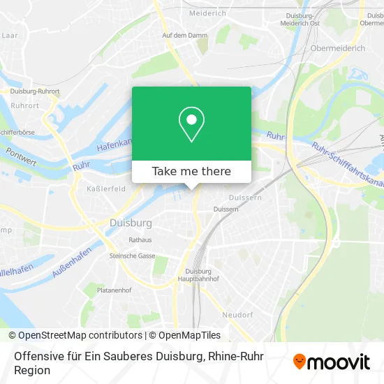 Карта Offensive für Ein Sauberes Duisburg