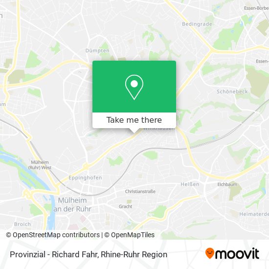 Provinzial - Richard Fahr map