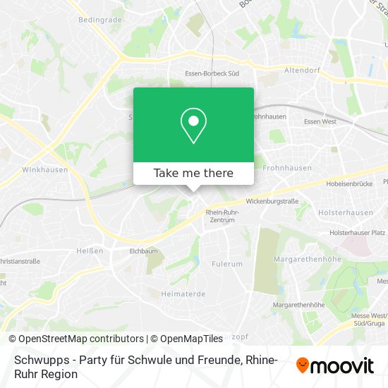 Schwupps - Party für Schwule und Freunde map