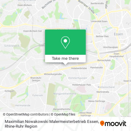 Maximilian Nowakowski Malermeisterbetrieb Essen map
