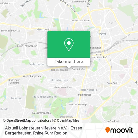 Aktuell Lohnsteuerhilfeverein e.V. - Essen Bergerhausen map