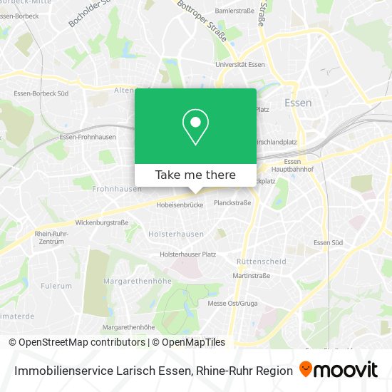 Immobilienservice Larisch Essen map