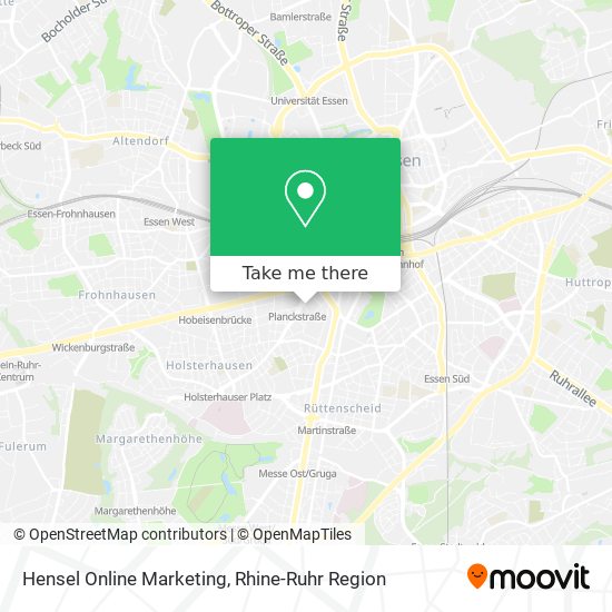 Hensel Online Marketing map