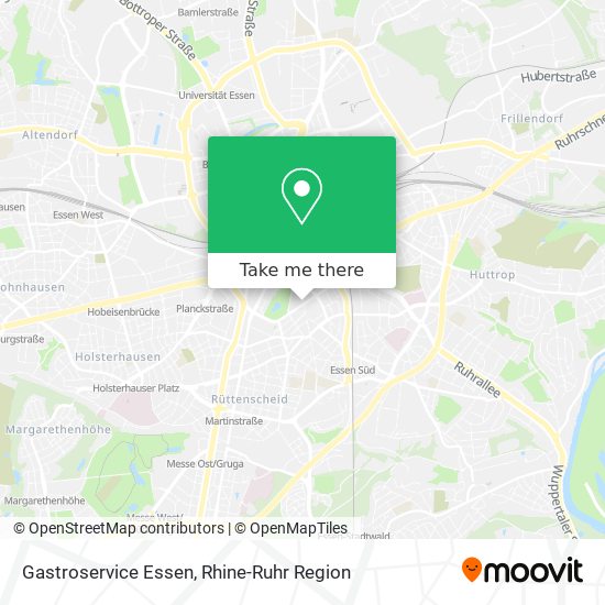 Gastroservice Essen map